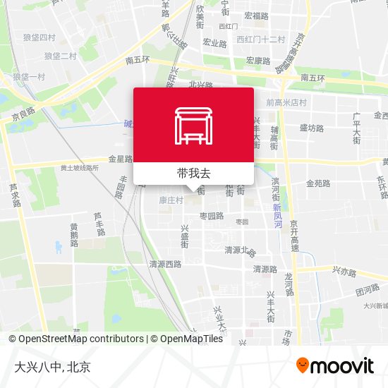 大兴八中地图