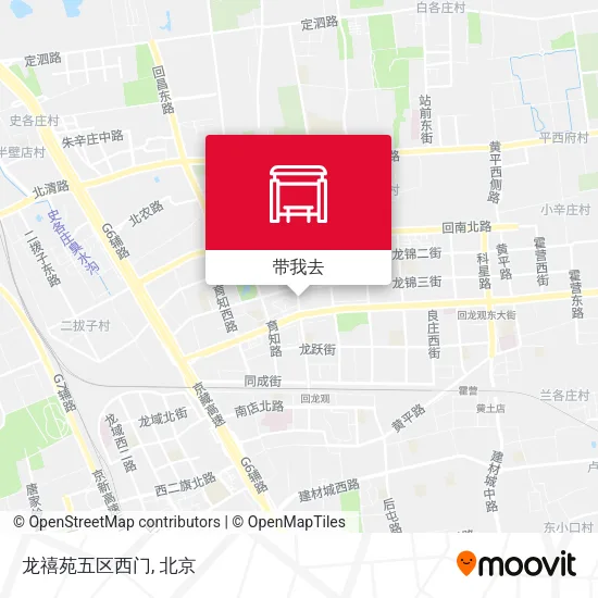 龙禧苑五区西门地图