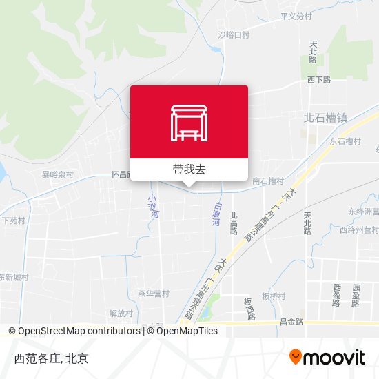 西范各庄地图