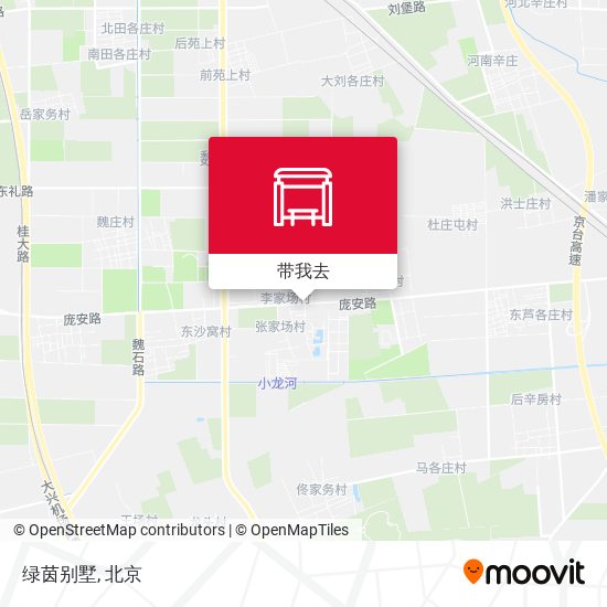 绿茵别墅地图