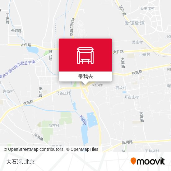 大石河地图