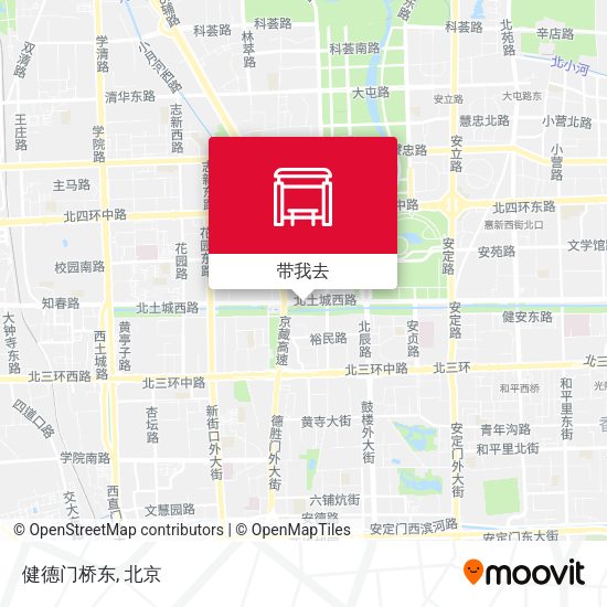 健德门桥东地图