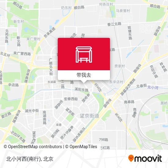 北小河西(南行)地图