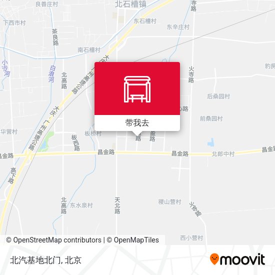 北汽基地北门地图