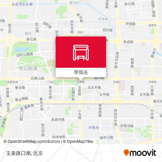 玉泉路口南地图