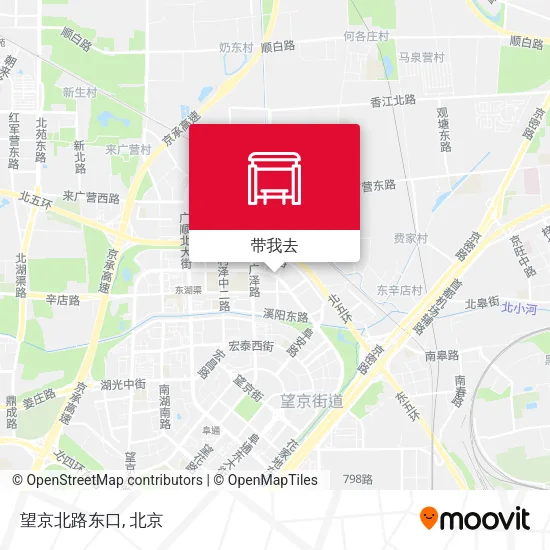 望京北路东口地图