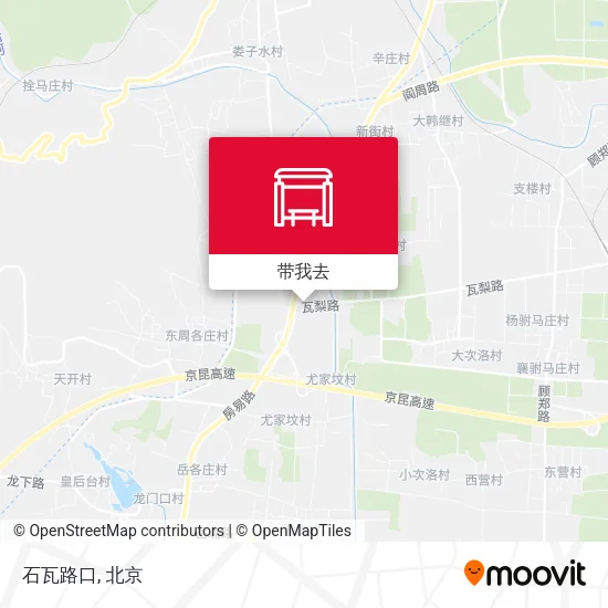 石瓦路口地图