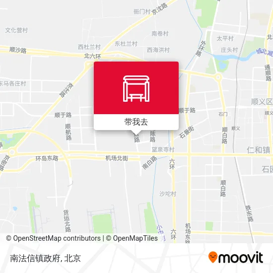 南法信镇政府地图