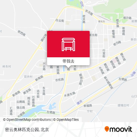 密云奥林匹克公园地图