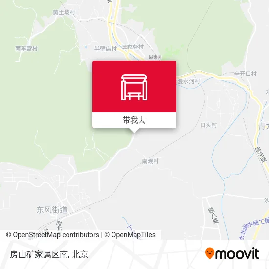 房山矿家属区南地图