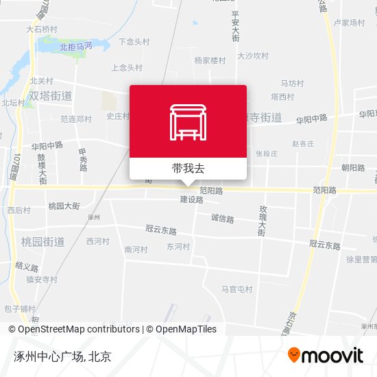涿州中心广场地图