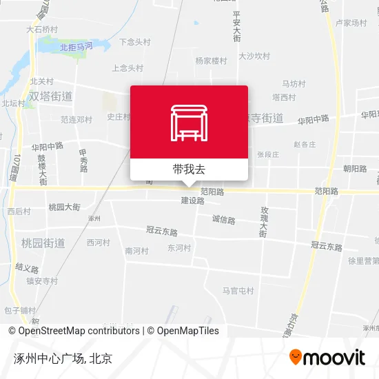涿州中心广场地图