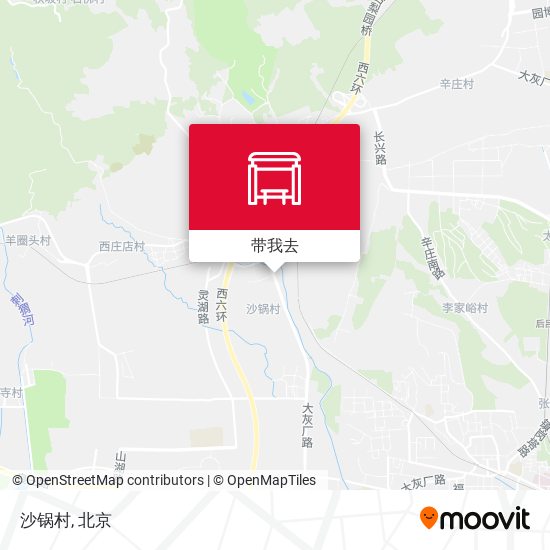 沙锅村地图