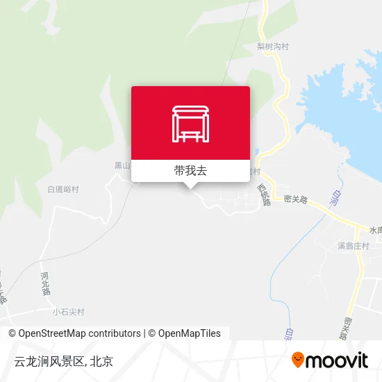 云龙涧风景区地图