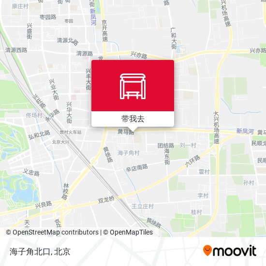 海子角北口地图