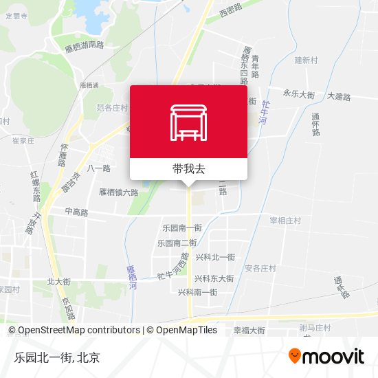 乐园北一街地图