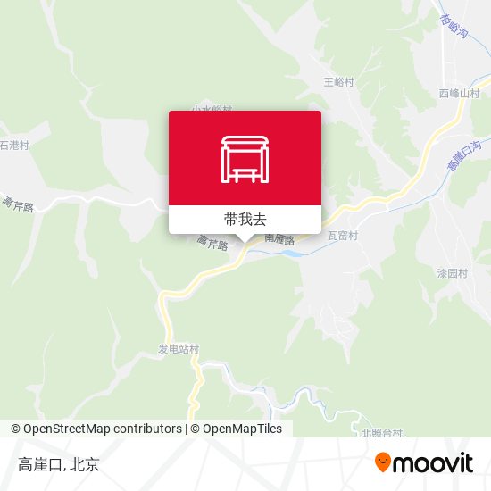 高崖口地图
