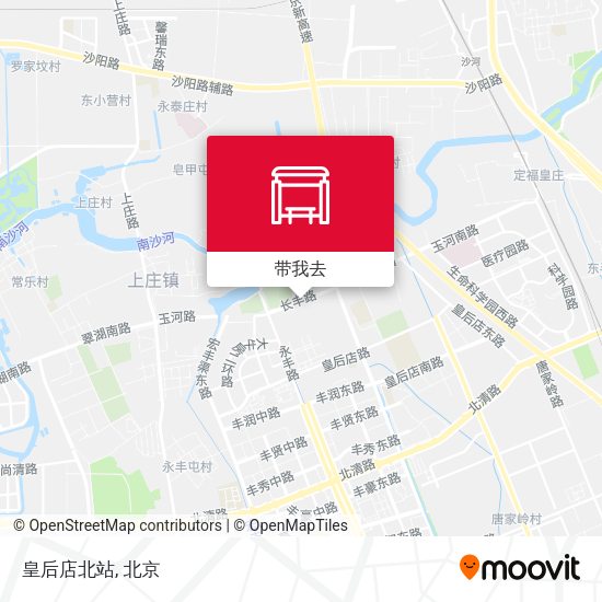 皇后店北站地图