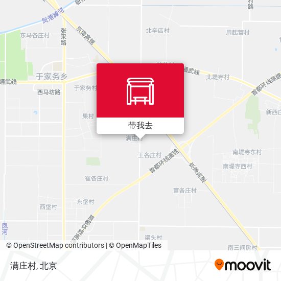 满庄村地图