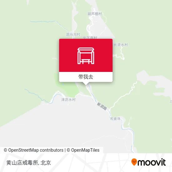 黄山店戒毒所地图