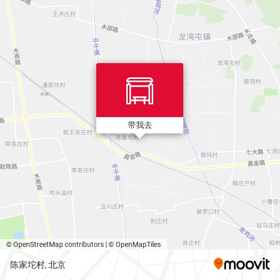 陈家坨村地图