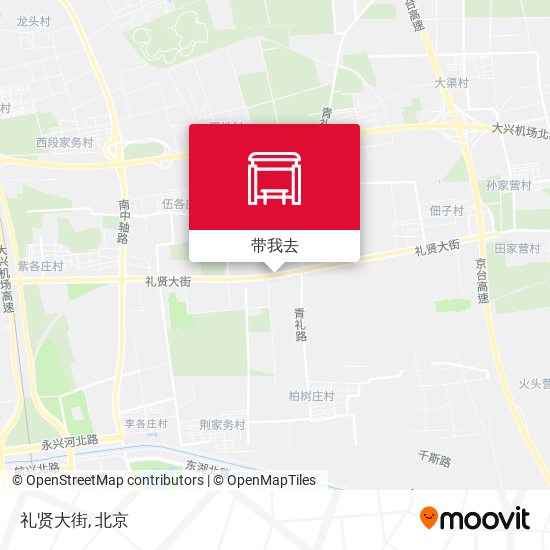 礼贤大街地图