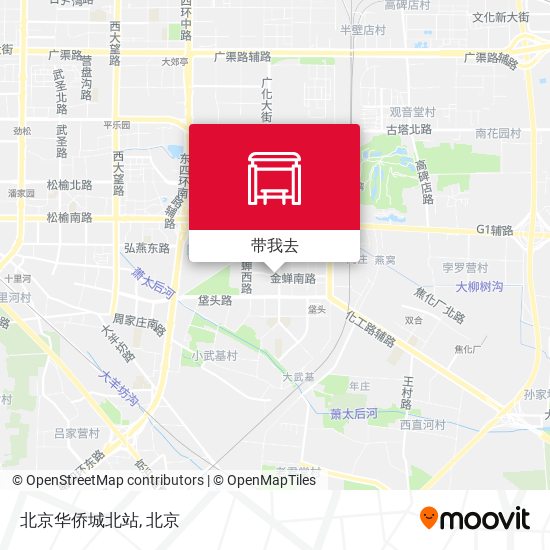 北京华侨城北站地图