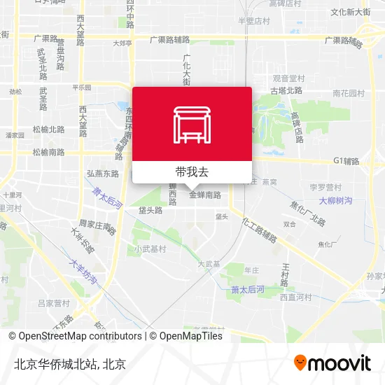 北京华侨城北站地图