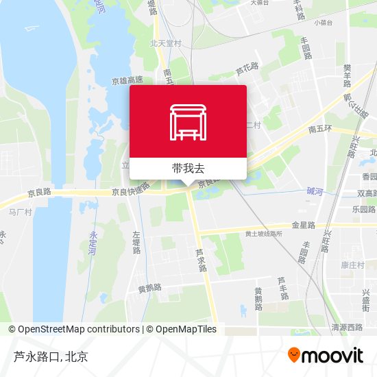 芦永路口地图