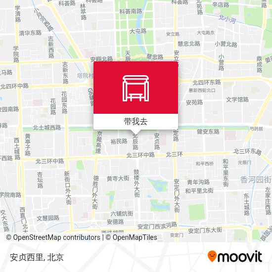 安贞西里地图