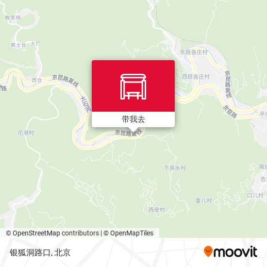 银狐洞路口地图