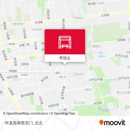 华龙苑南里北门地图