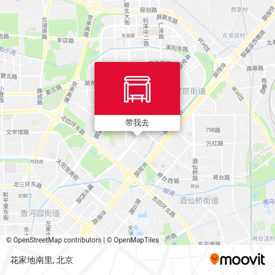 花家地南里地图