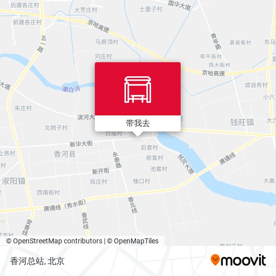 香河总站地图