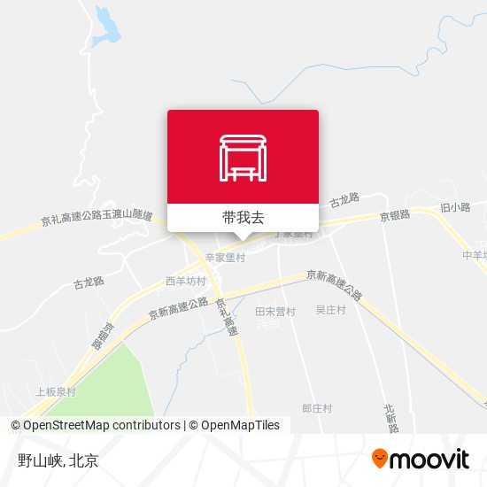 野山峡地图