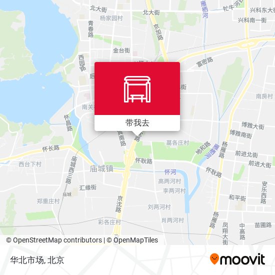 华北市场地图