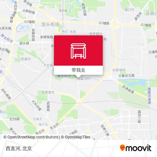 西直河地图