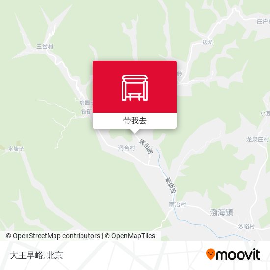 大王早峪地图