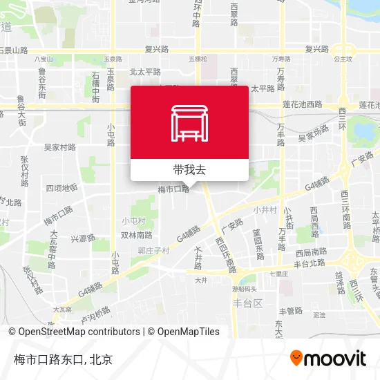 梅市口路东口地图