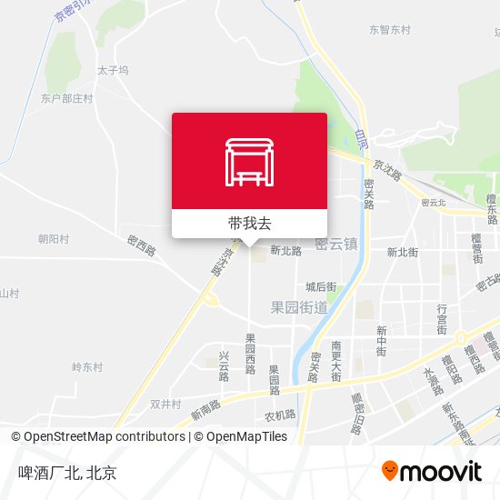 啤酒厂北地图