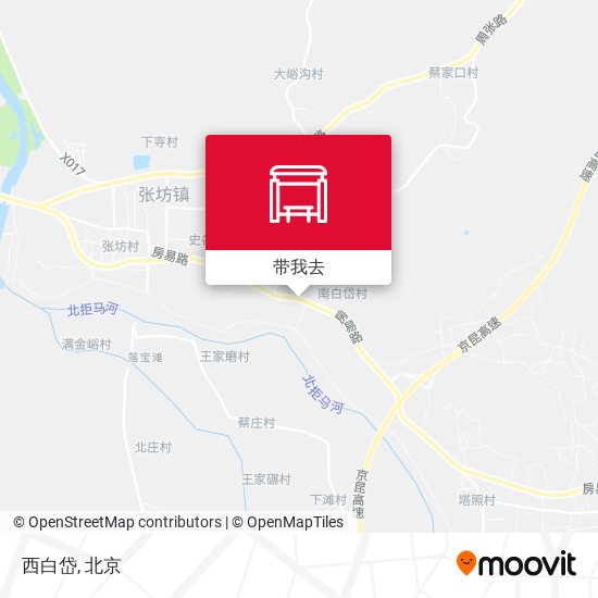西白岱地图