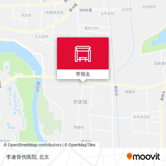 李遂骨伤医院地图