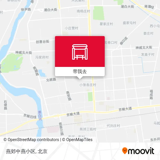 燕郊中燕小区地图