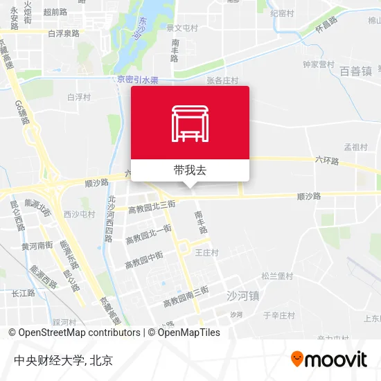 中央财经大学地图