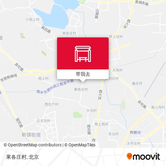 果各庄村地图