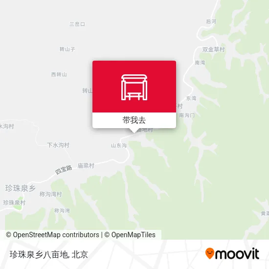 珍珠泉乡八亩地地图