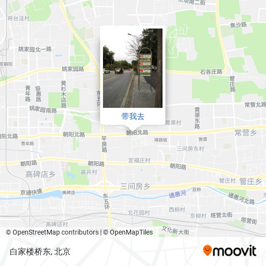 白家楼桥东地图