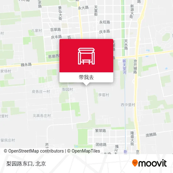 梨园路东口地图