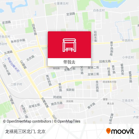 龙禧苑三区北门地图
