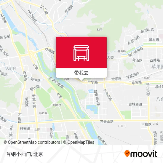 首钢小西门地图